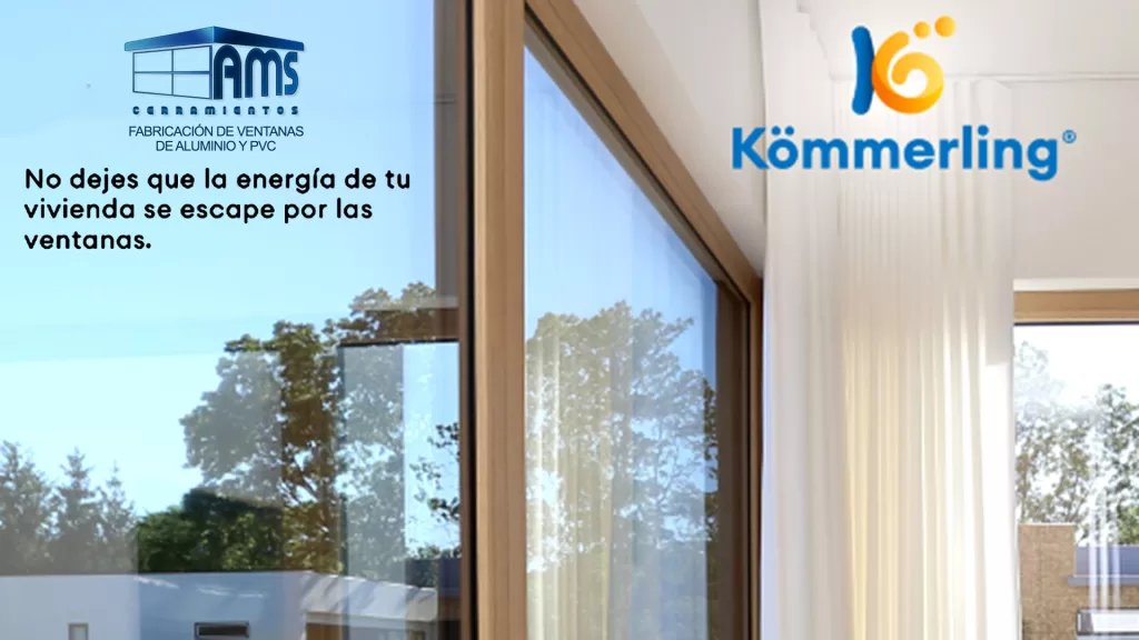 ventanas de PVC Kömmerling son conocidas por su excelente capacidad de aislamiento térmico