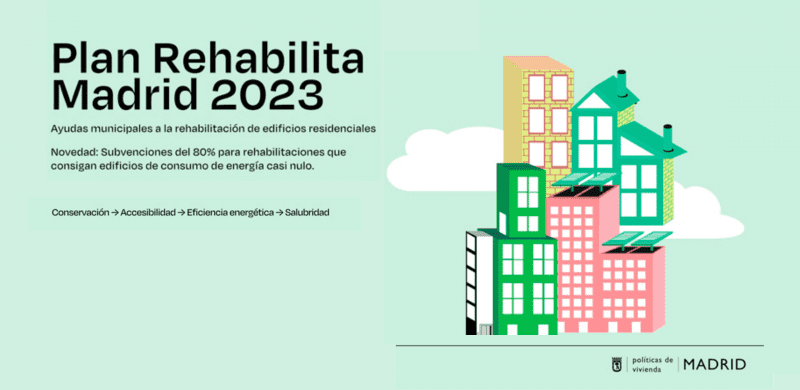 Plan Rehabilita 2023 en Madrid
