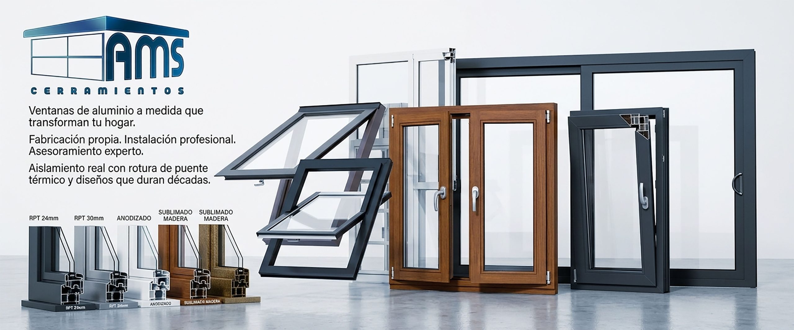 AMS Fabricantes de Ventanas Aluminio en Alcalá de Henares.